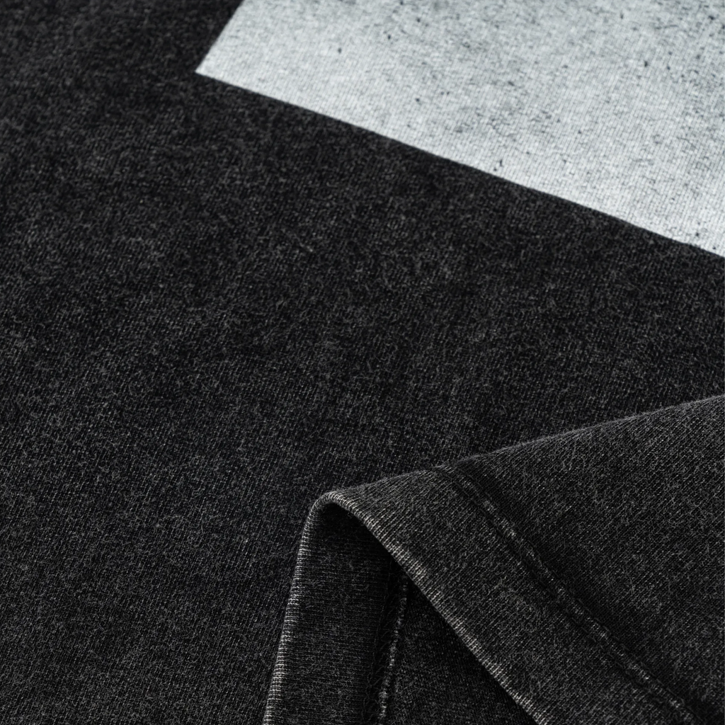 Close-up of dark gray fabric texture