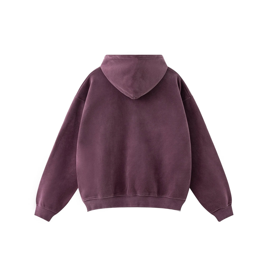 Maroon hoodie on a white background