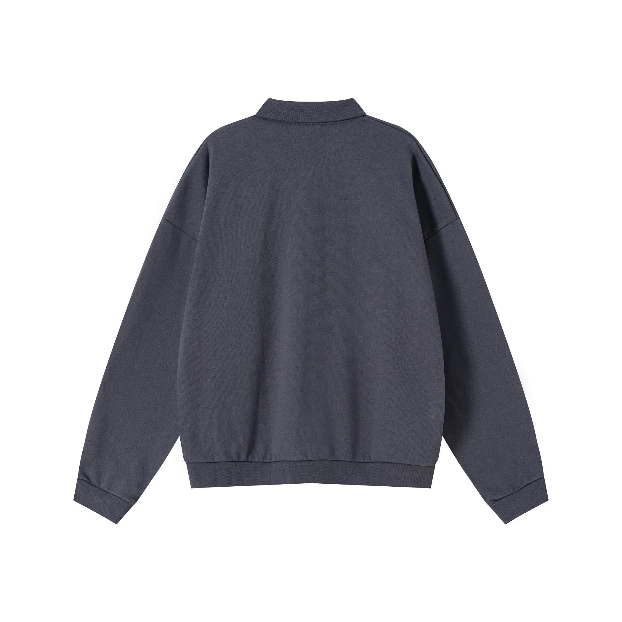 Dark gray sweatshirt on a white background