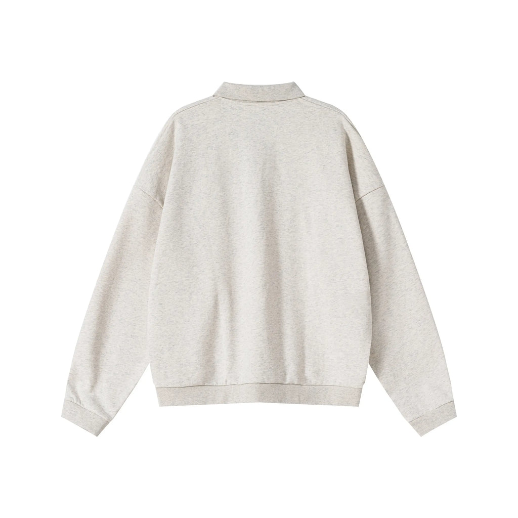 Beige sweater on a white background