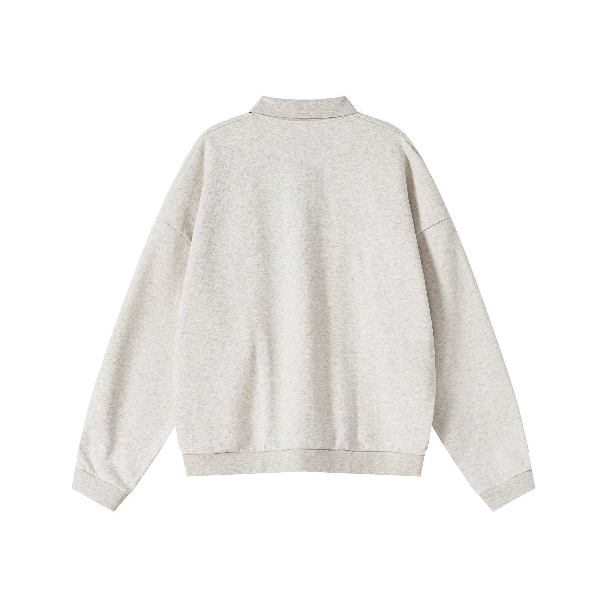 Beige sweater on a white background