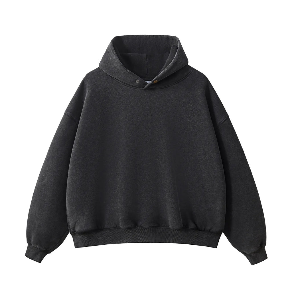 Black hoodie on a white background