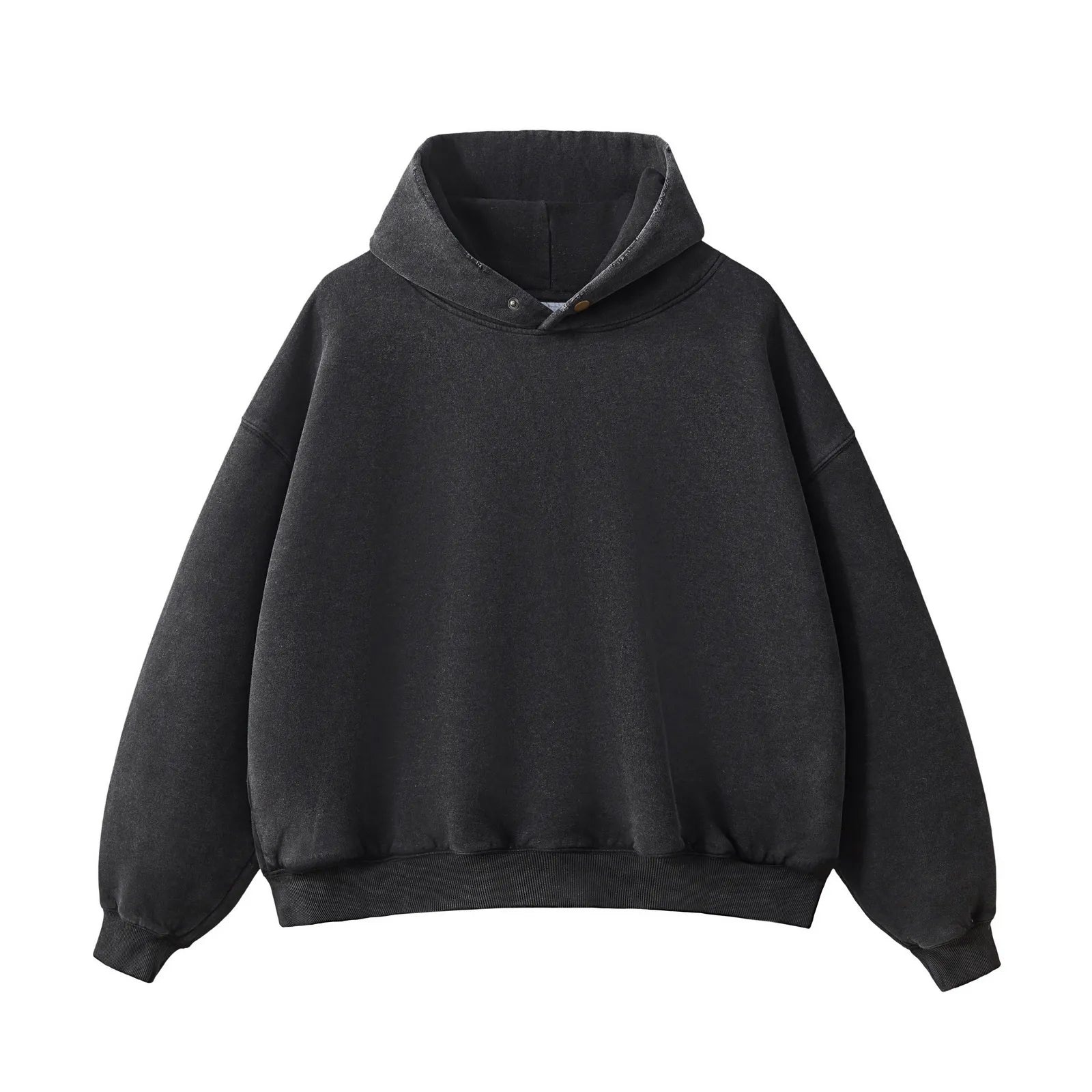 Black hoodie on a white background