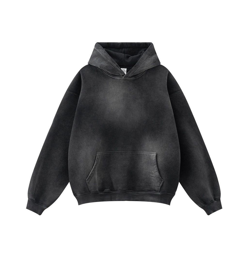 Black hoodie on a white background