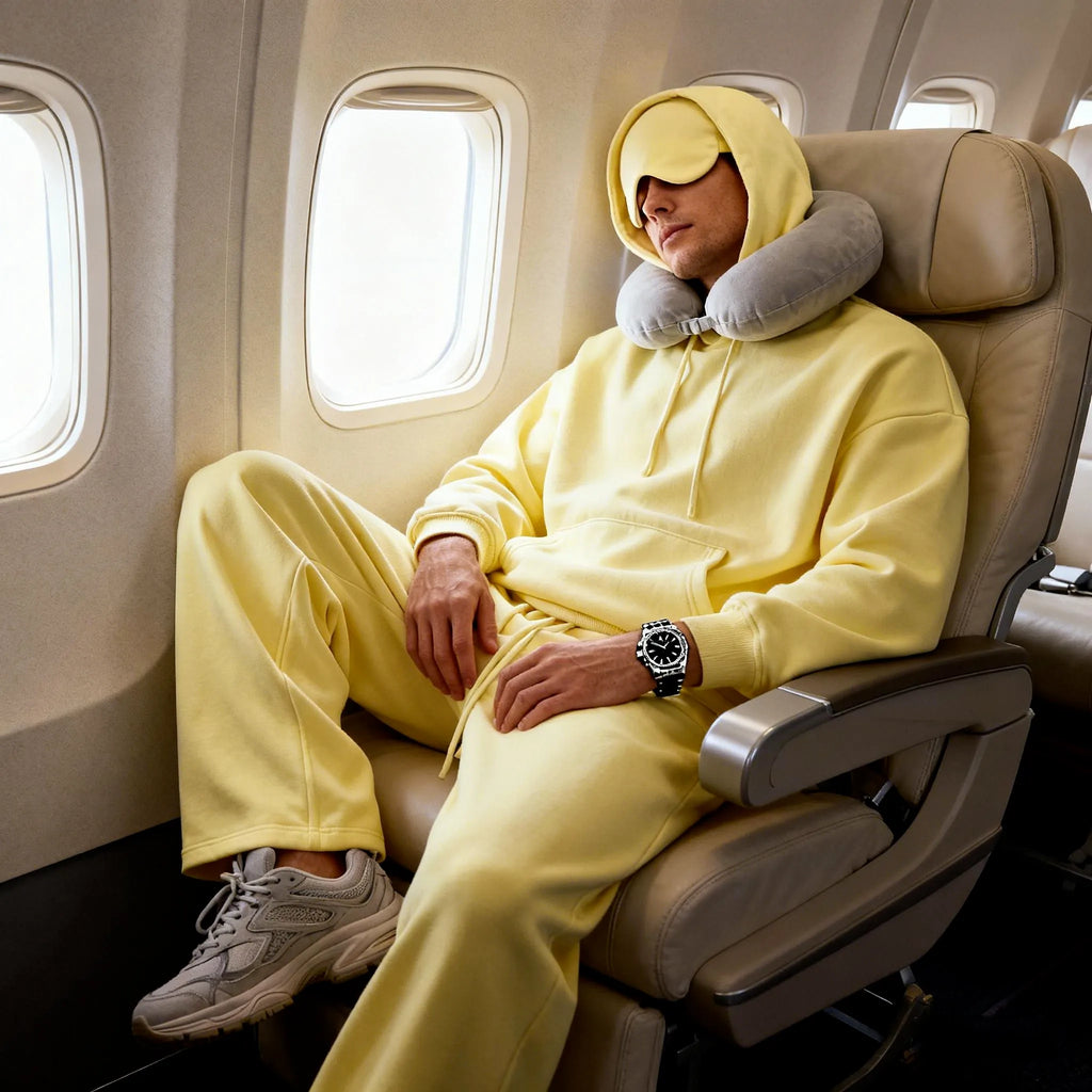 HEAVYWEIGHT FLEECE HEART-HUG EYE-MASK HOODIE