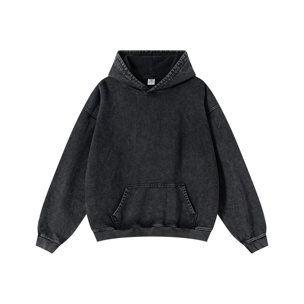 Black hoodie on a white background