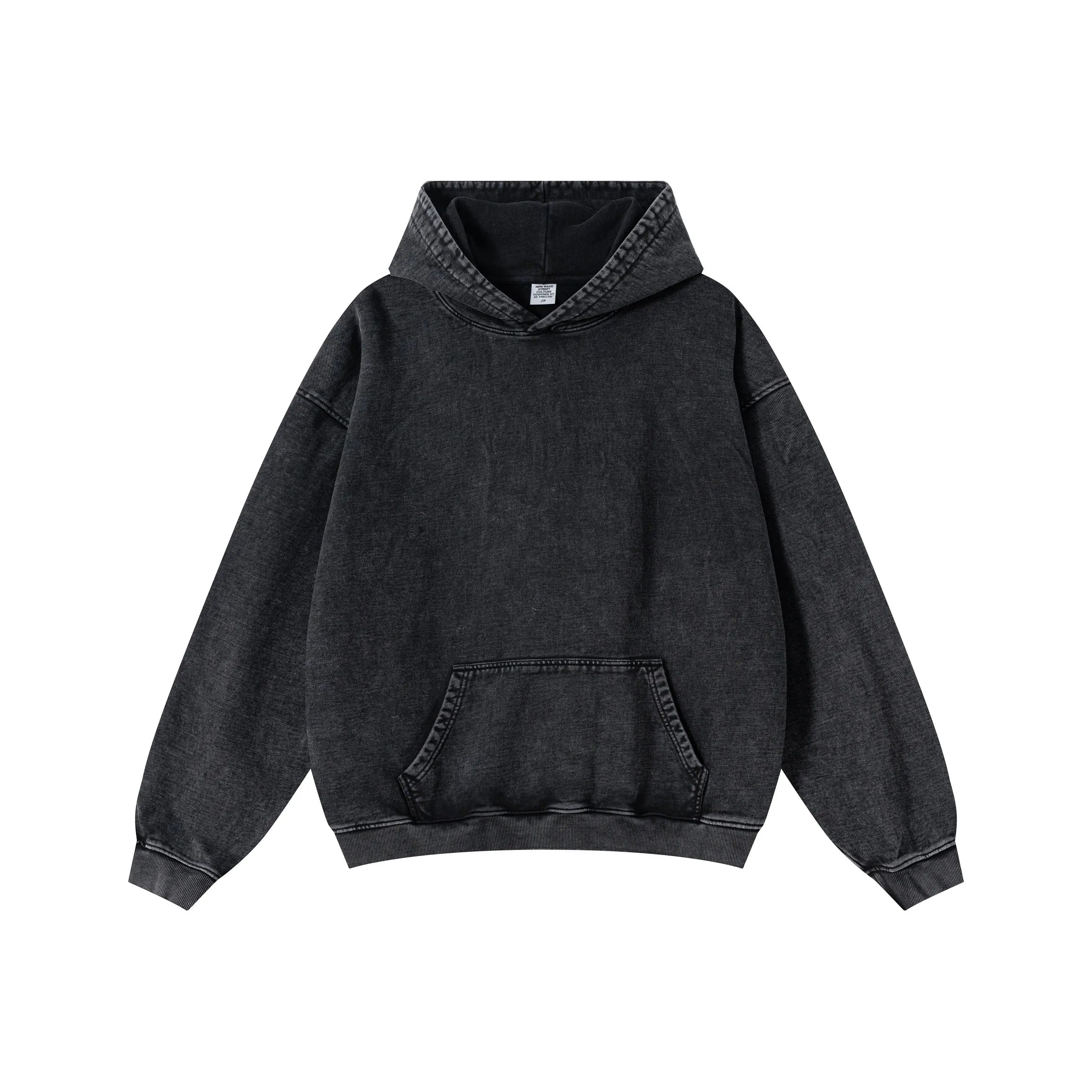 Black hoodie on a white background
