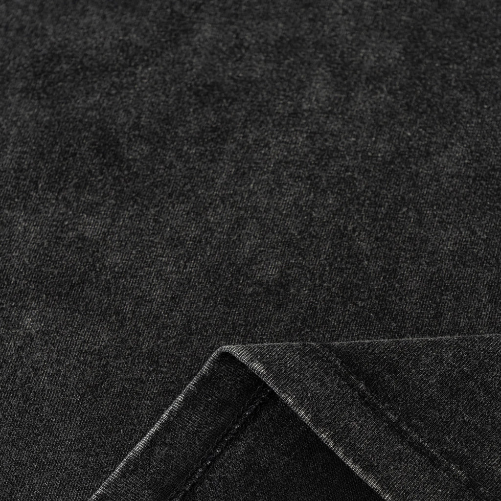Close-up of dark gray fabric texture