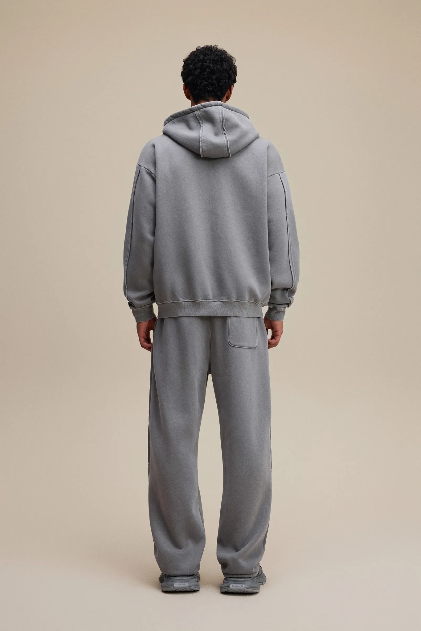 NEW WAVE DISTRESSED PATCHWORK ZIP HOODIE