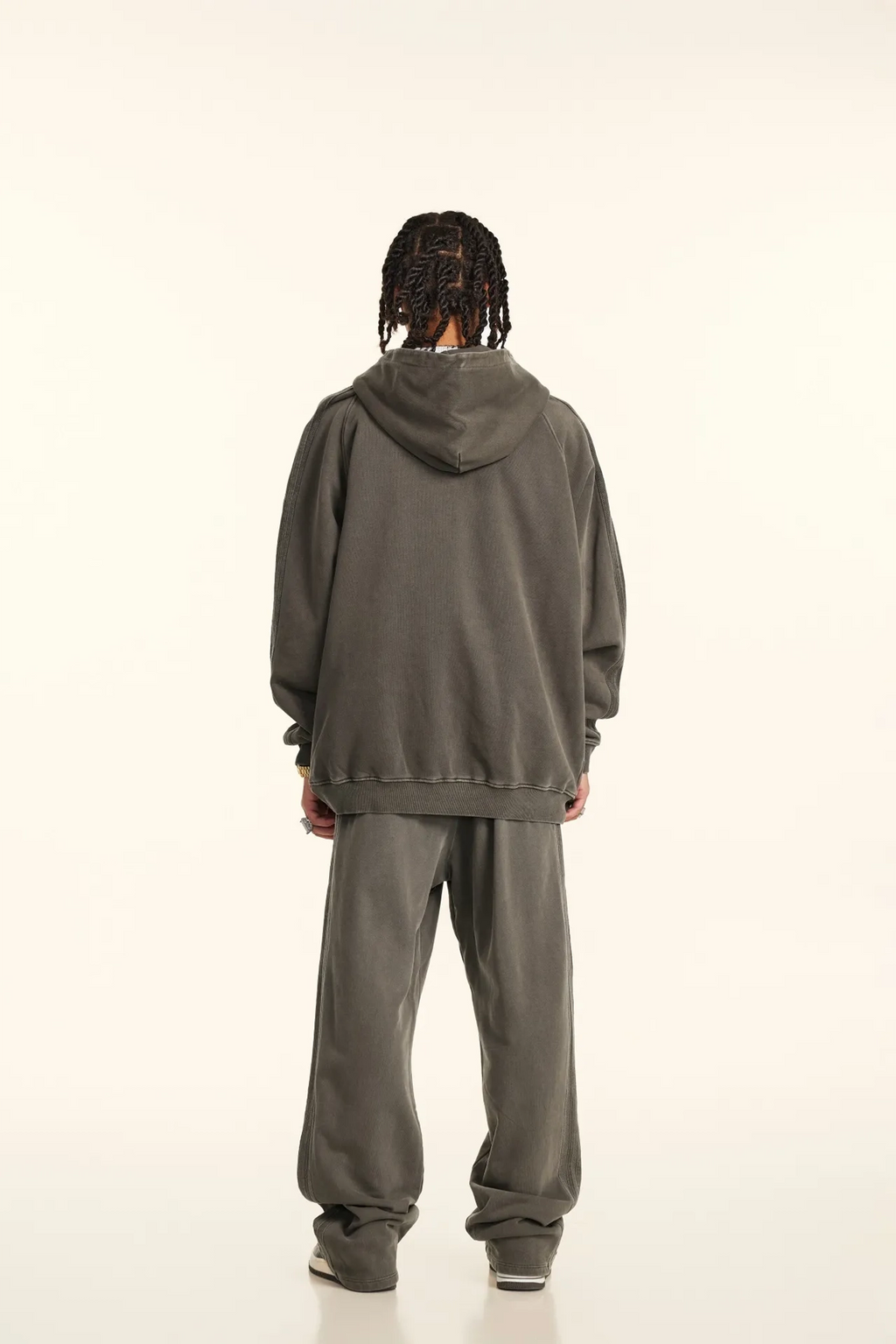 NEW WAVE LAYERED-LOOK HOODIE