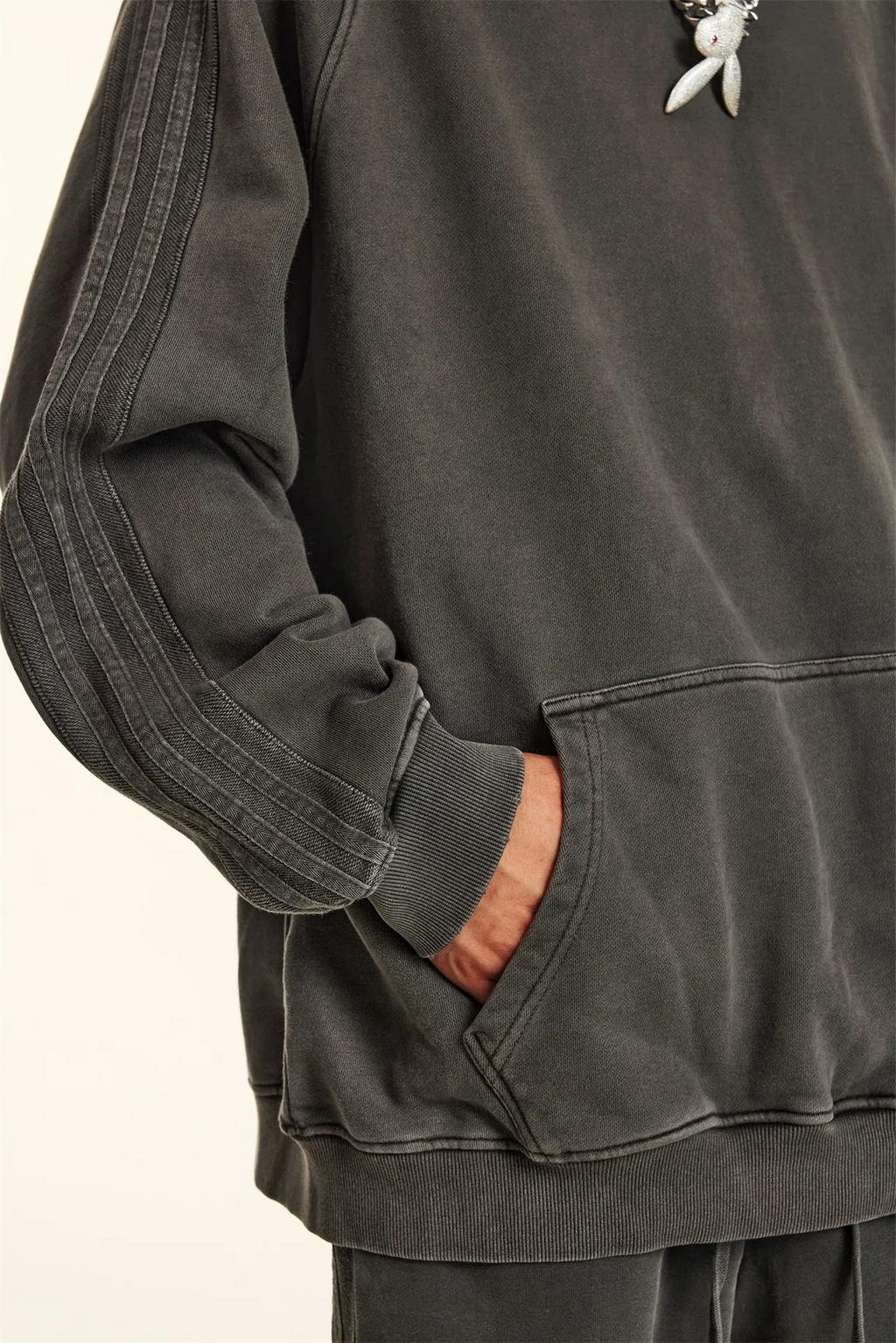 NEW WAVE LAYERED-LOOK HOODIE