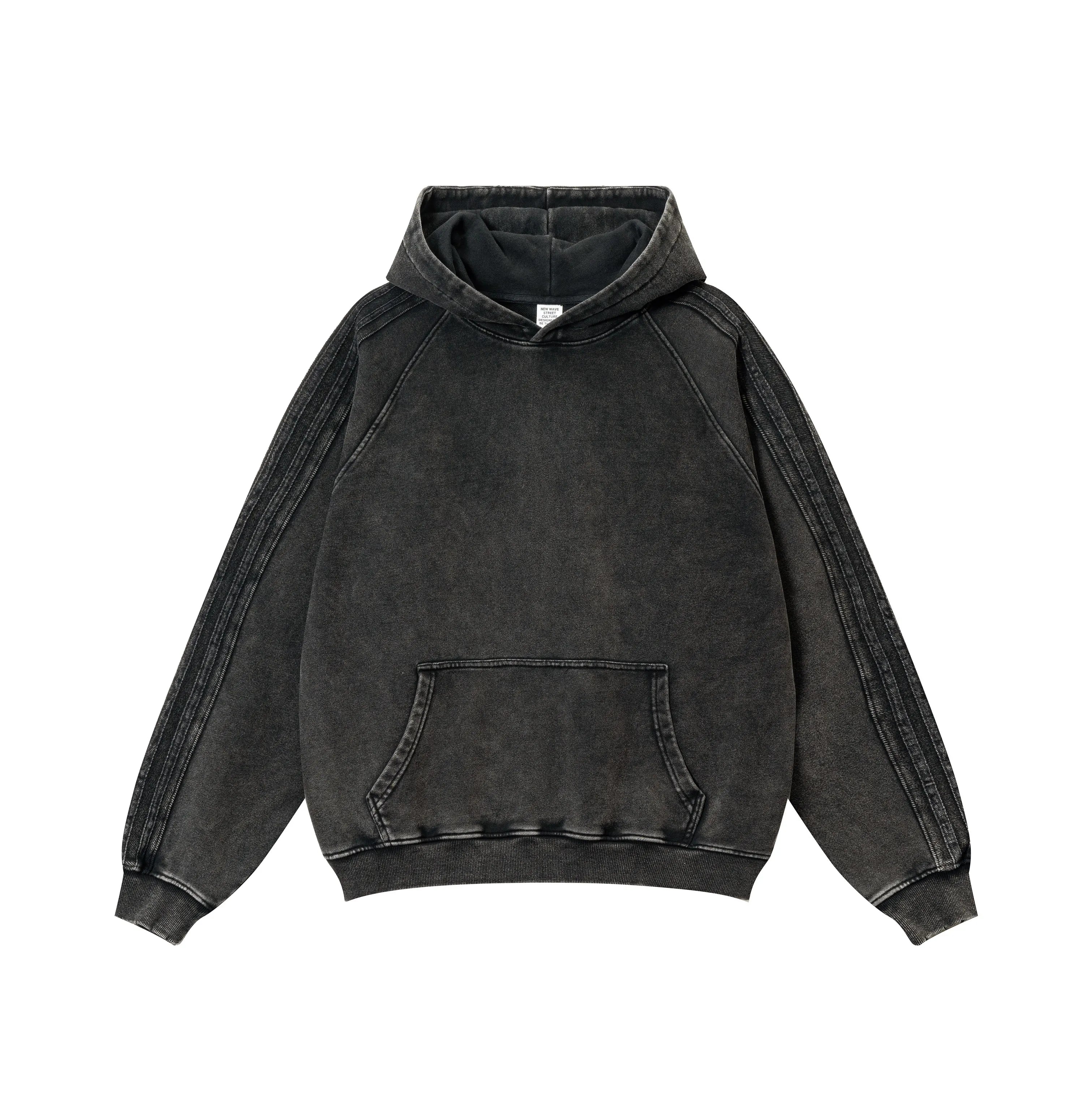 NEW WAVE LAYERED-LOOK HOODIE