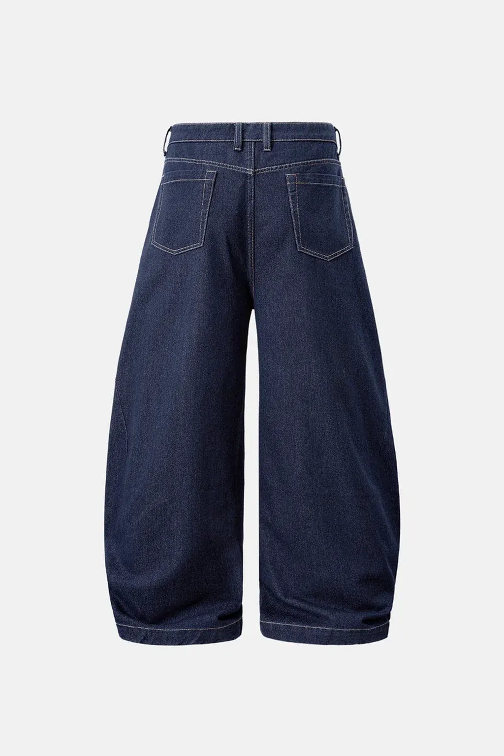 NEW WAVE WASHED BARREL BAGGY JEAN
