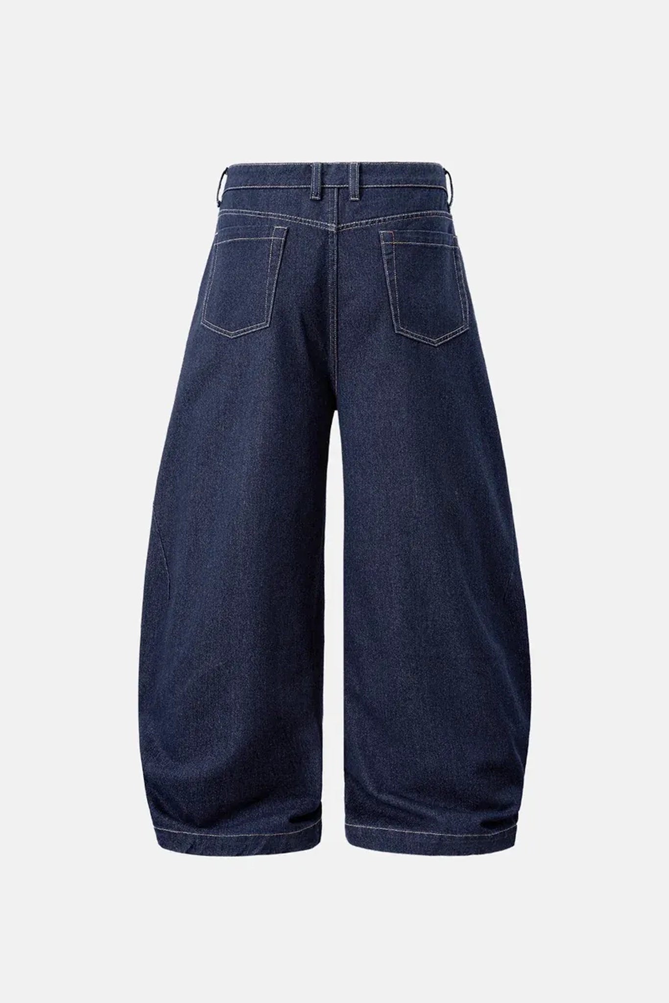 NEW WAVE WASHED BARREL BAGGY JEAN