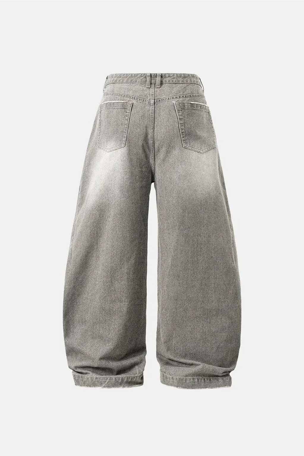 NEW WAVE WASHED BARREL BAGGY JEAN