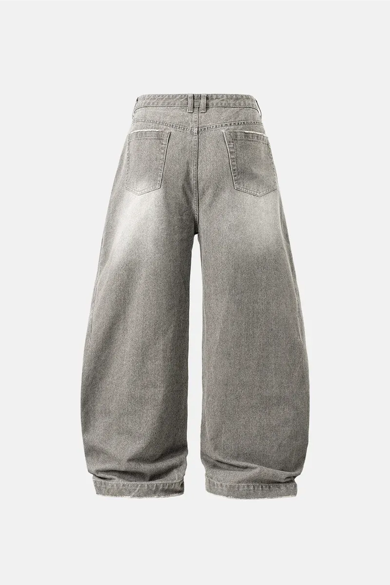 NEW WAVE WASHED BARREL BAGGY JEAN
