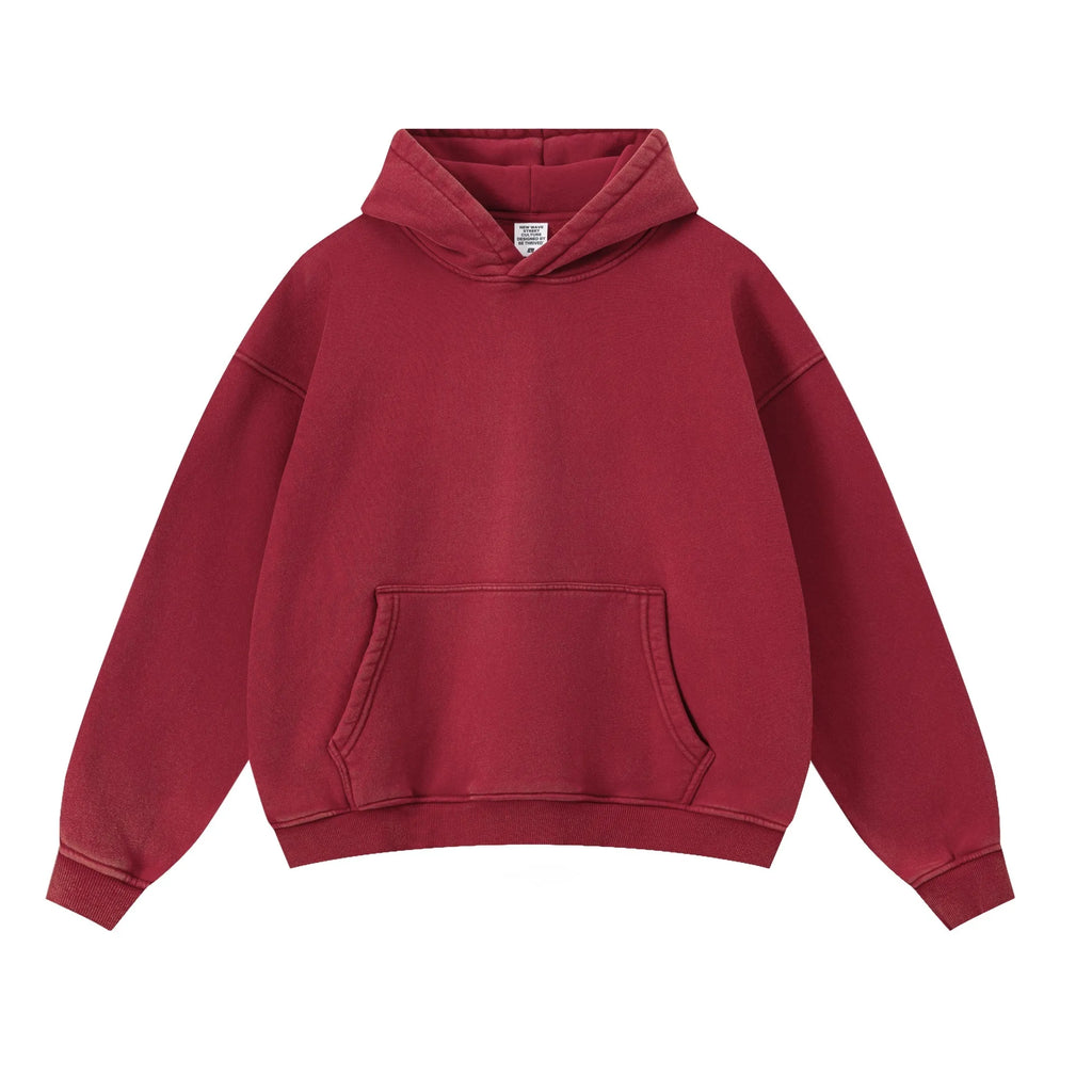 Maroon hoodie on a white background