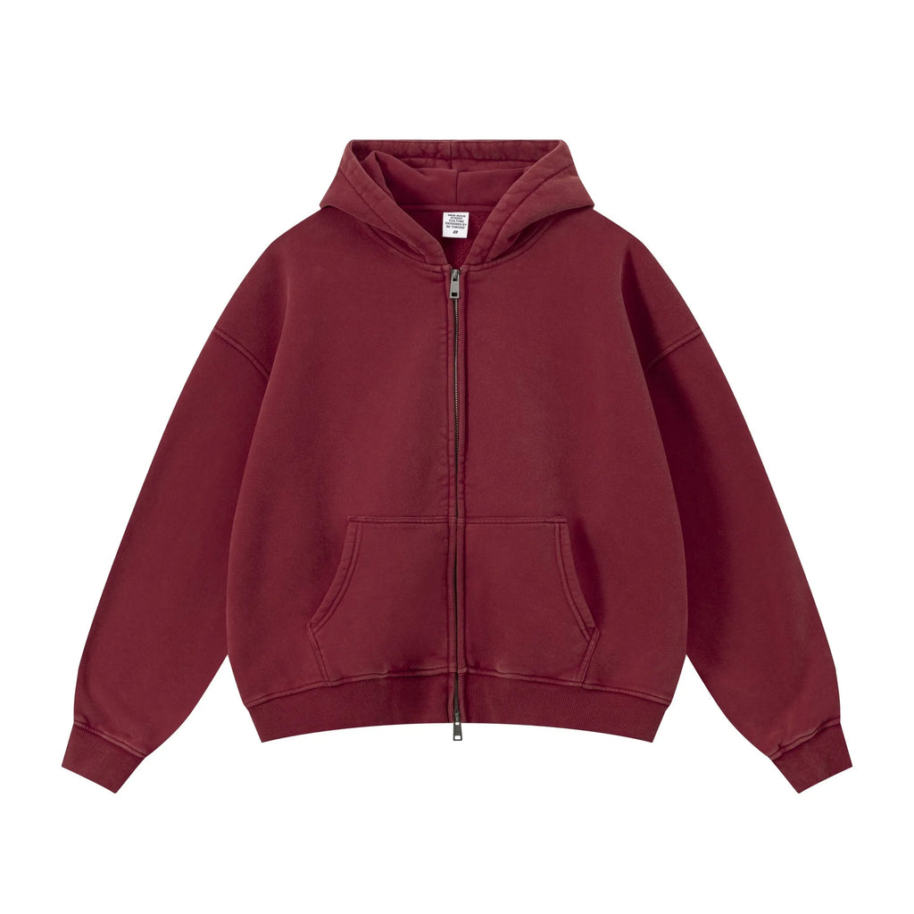Maroon hoodie on a white background