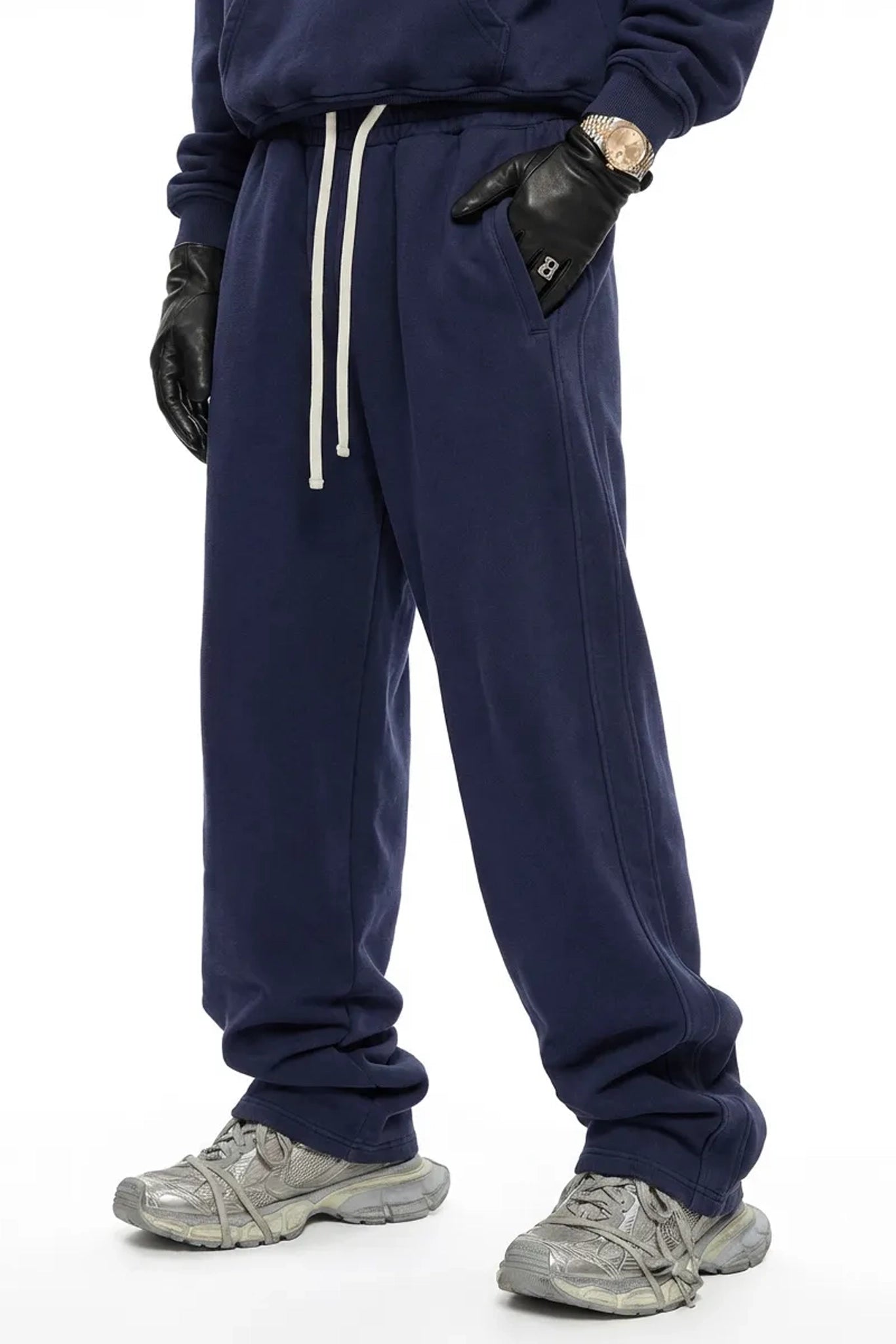 RETRO CURVED-BLADE PANTS – SNOW WASH VINTAGE EFFECT