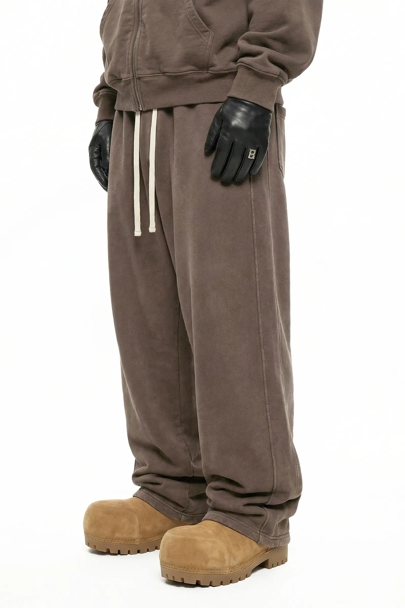 RETRO CURVED-BLADE PANTS – SNOW WASH VINTAGE EFFECT