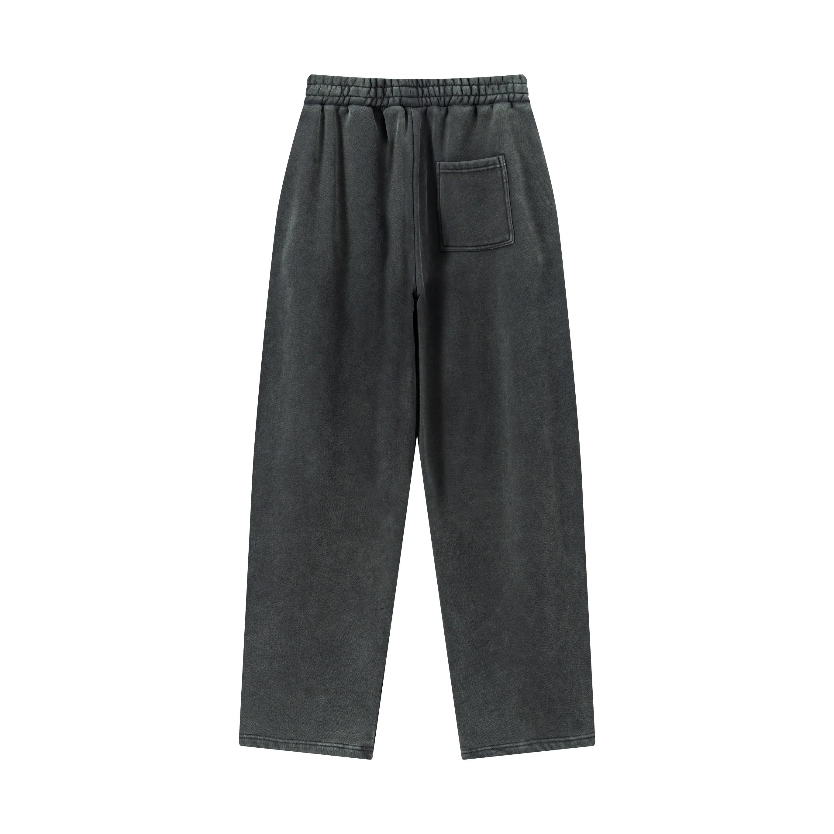 RETRO CURVED-BLADE PANTS – SNOW WASH VINTAGE EFFECT