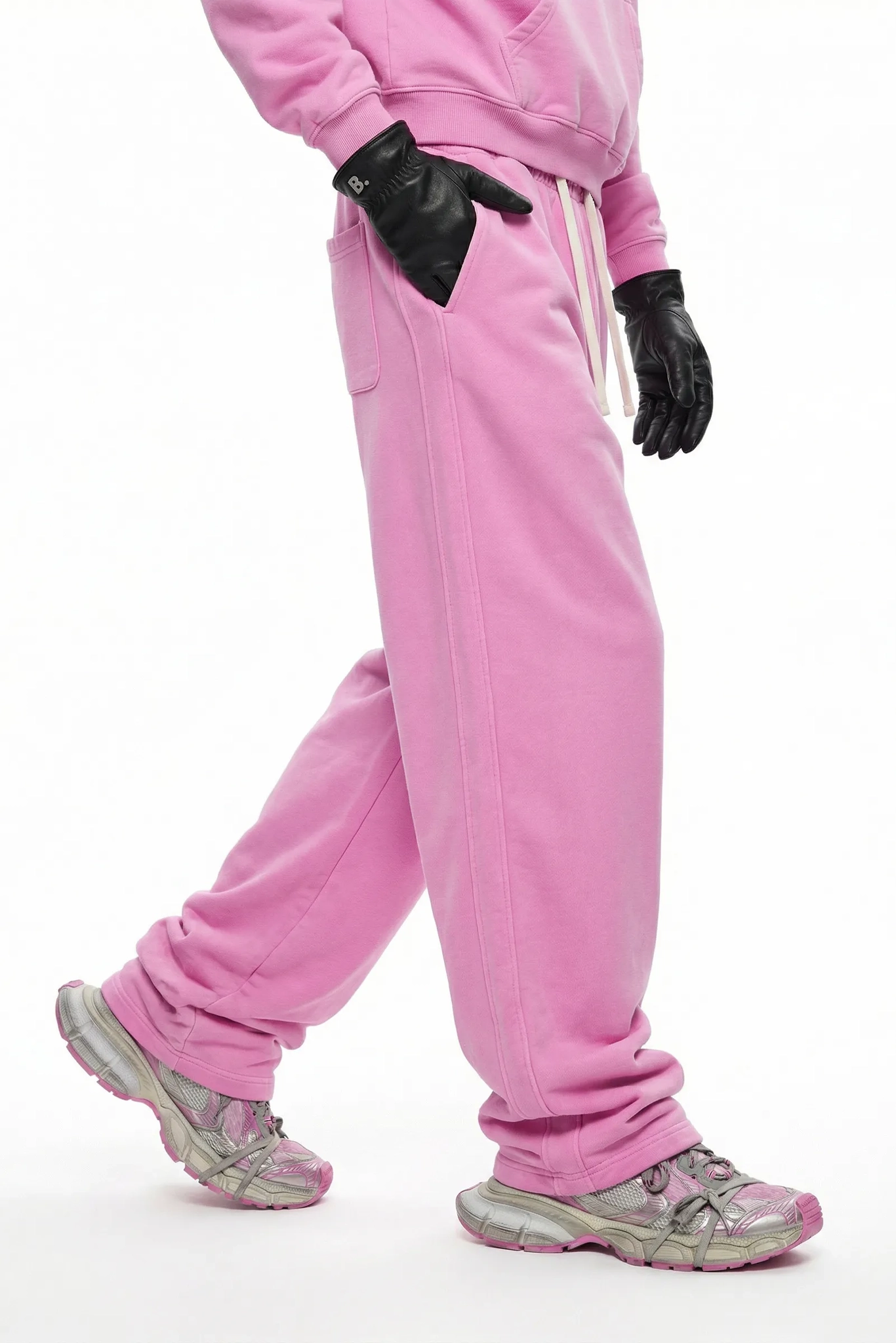 RETRO CURVED-BLADE PANTS – SNOW WASH VINTAGE EFFECT