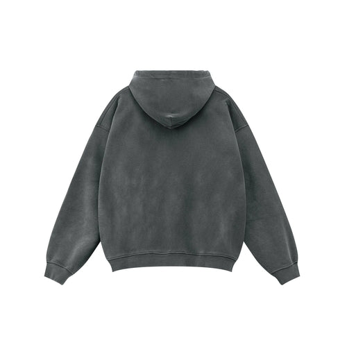 Gray hoodie on a white background