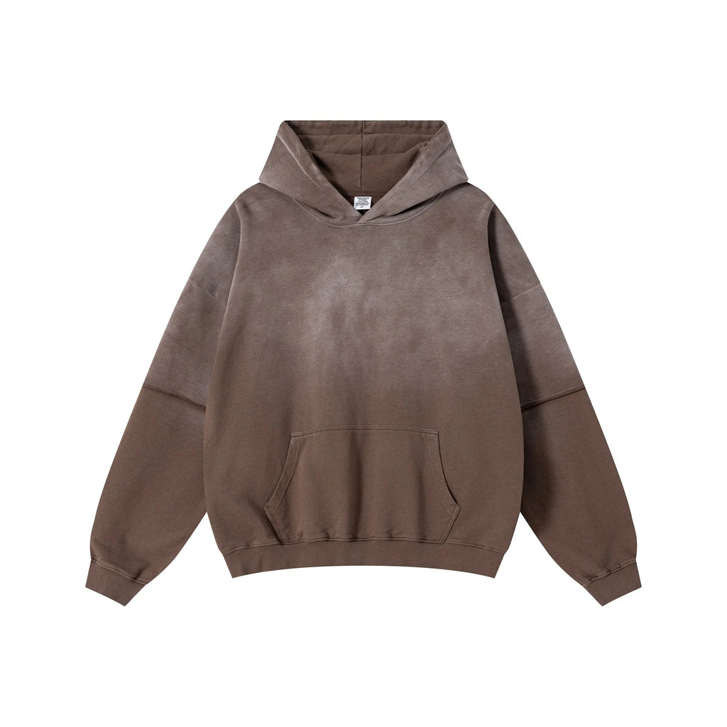 Brown hoodie on a white background