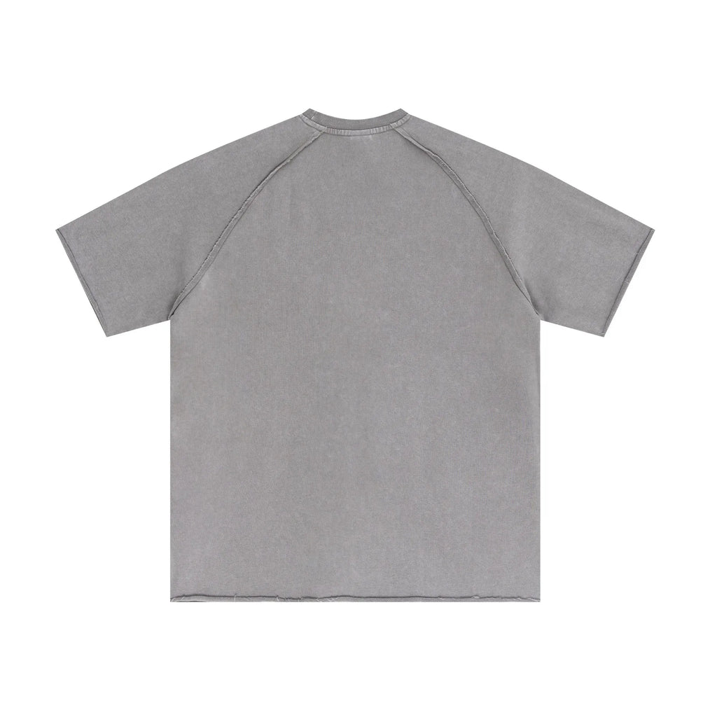 Gray t-shirt on a white background