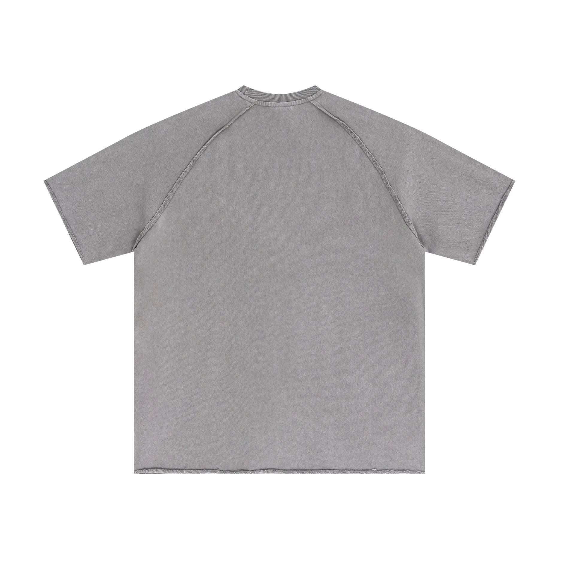 Gray t-shirt on a white background