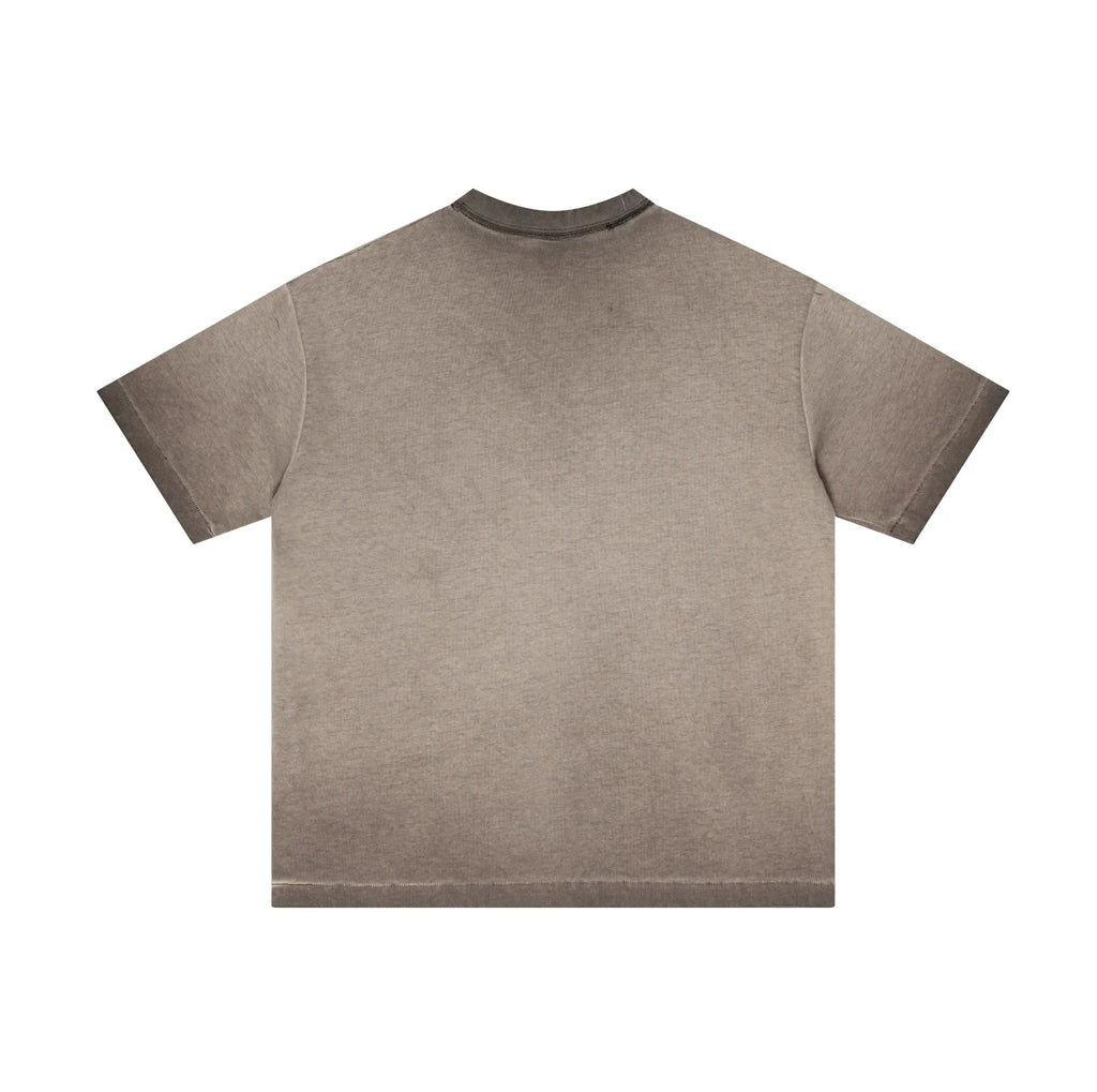 Brown t-shirt on a white background