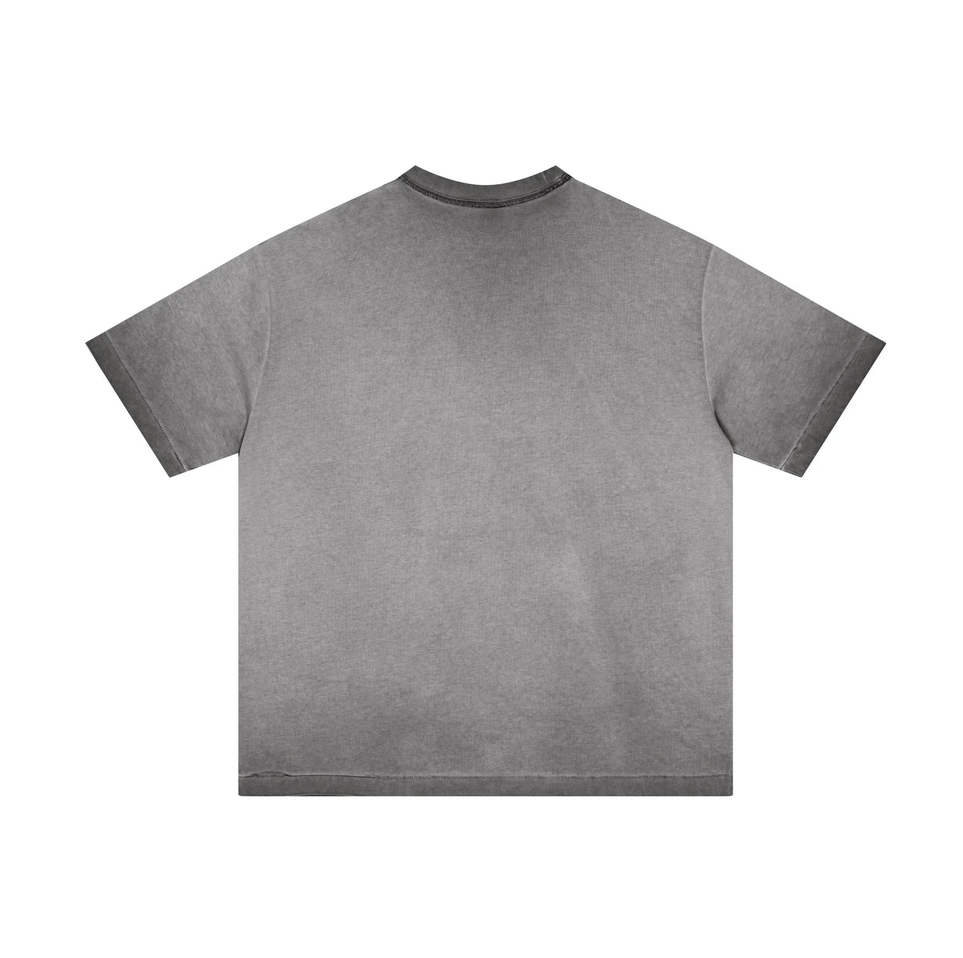 Gray t-shirt on a white background