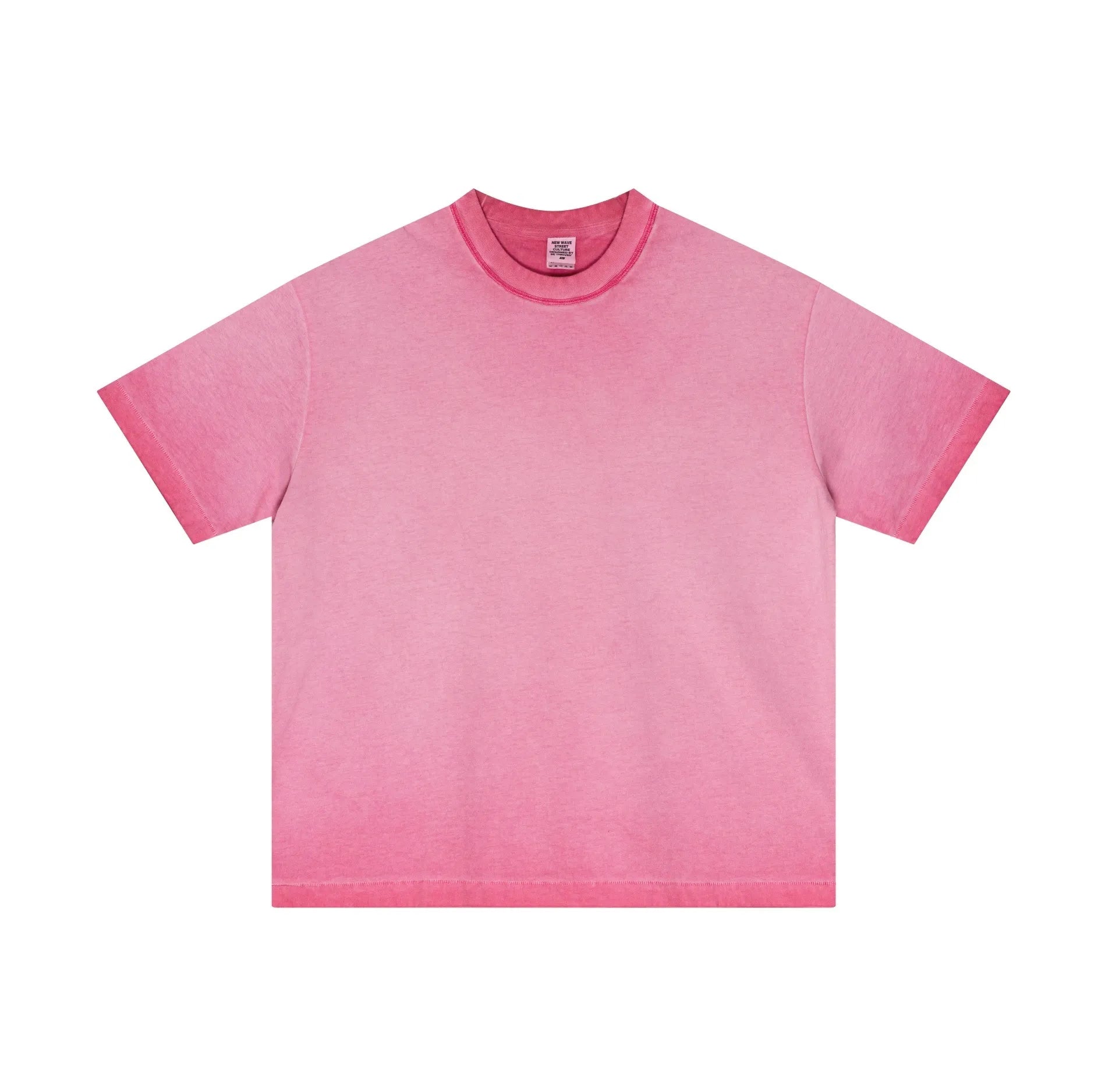 Pink t-shirt on a white background