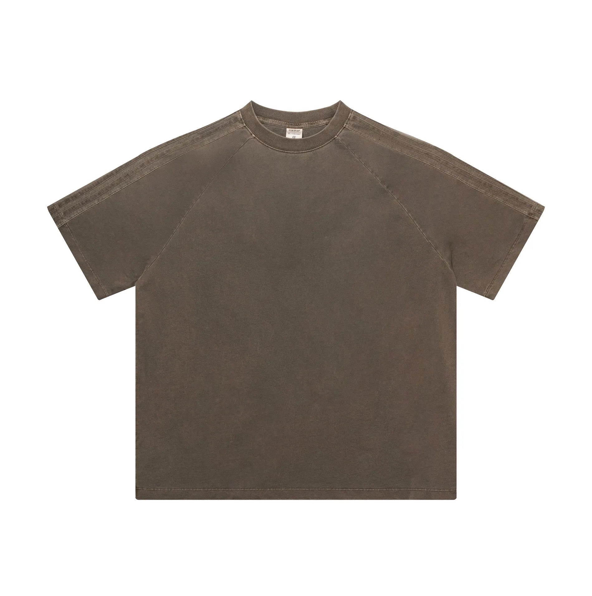 Brown t-shirt on a white background