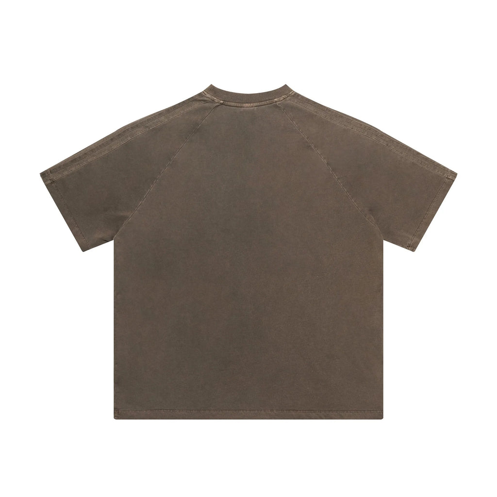 Brown t-shirt on a white background