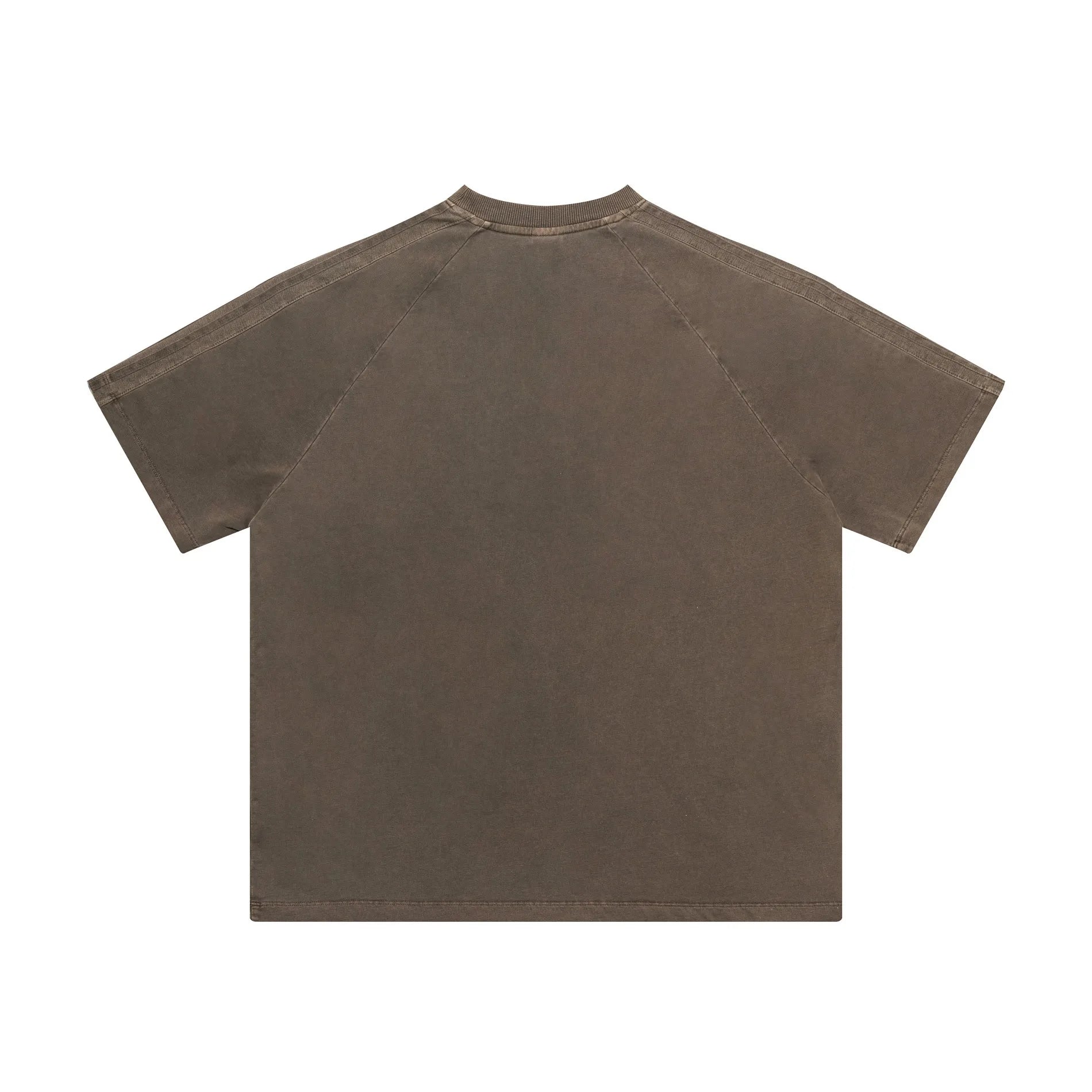 Brown t-shirt on a white background
