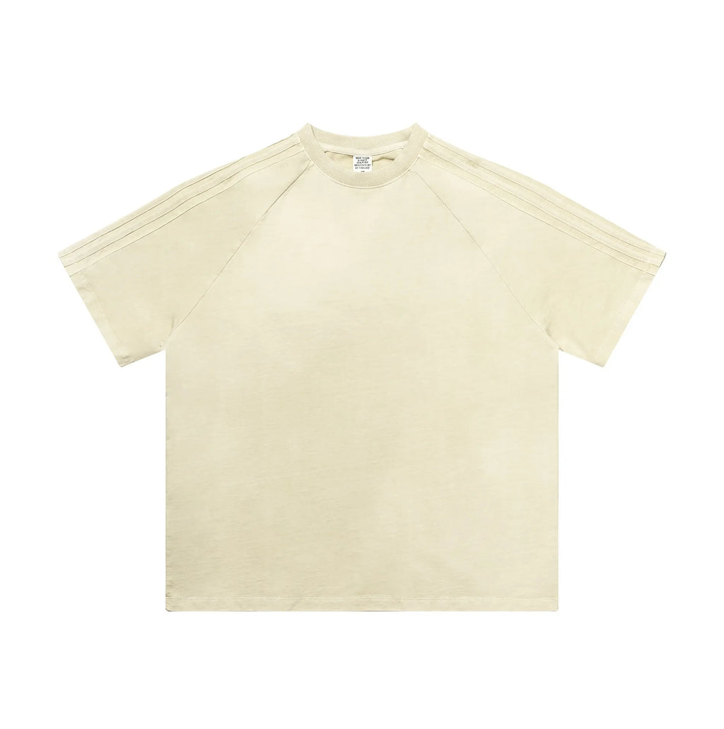 Beige t-shirt on a white background
