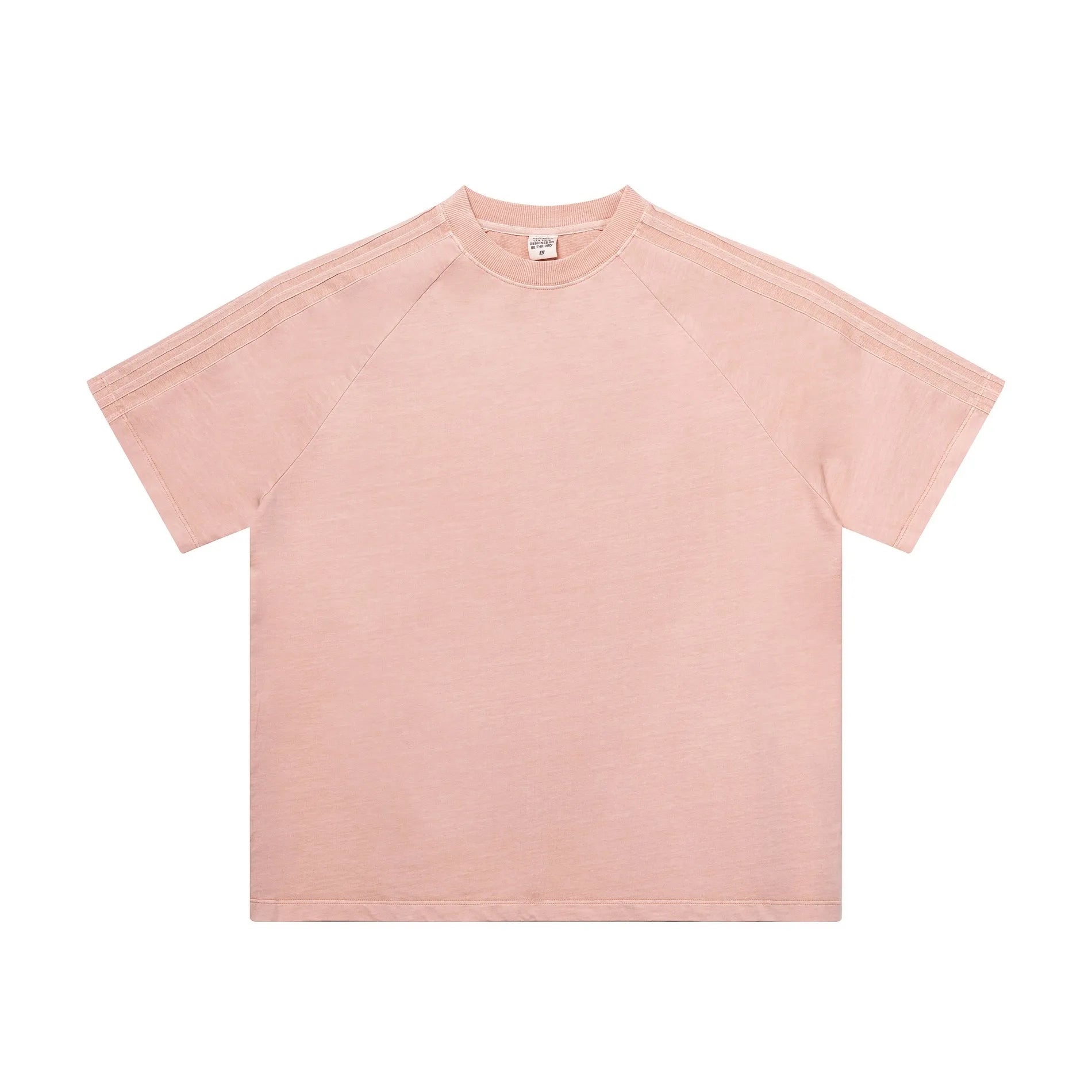 Pink t-shirt on a white background