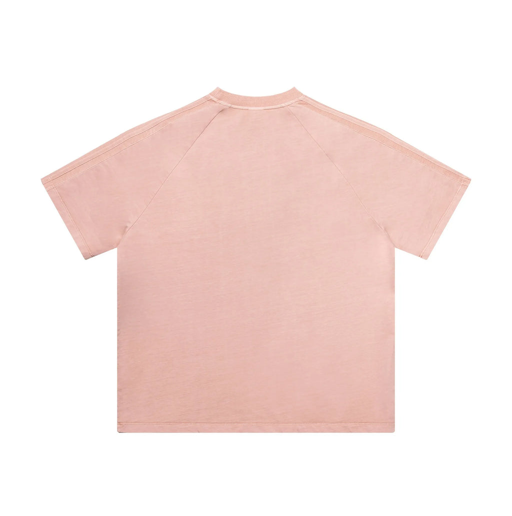 Pink t-shirt on a white background