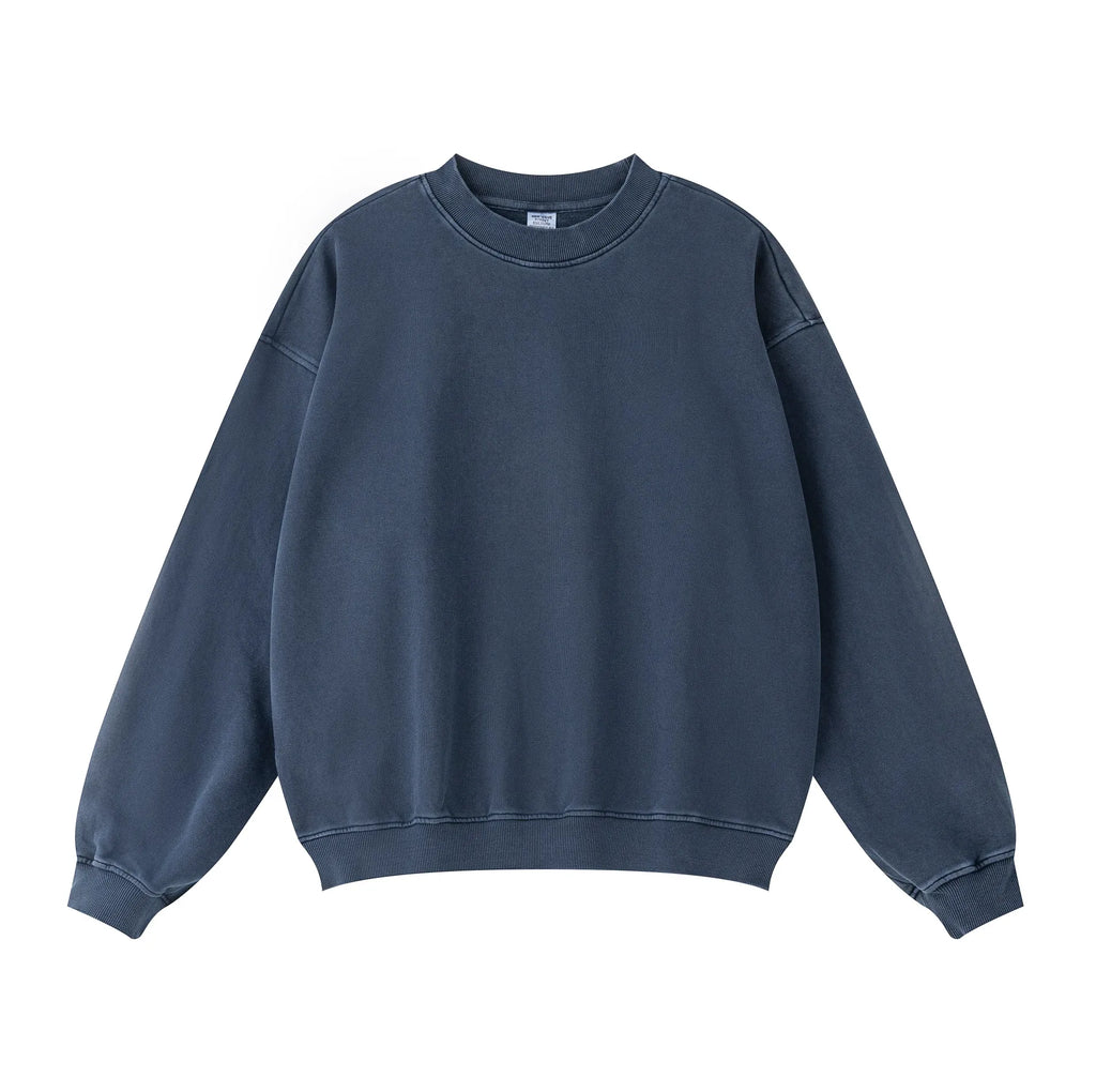 Blue sweatshirt on a white background