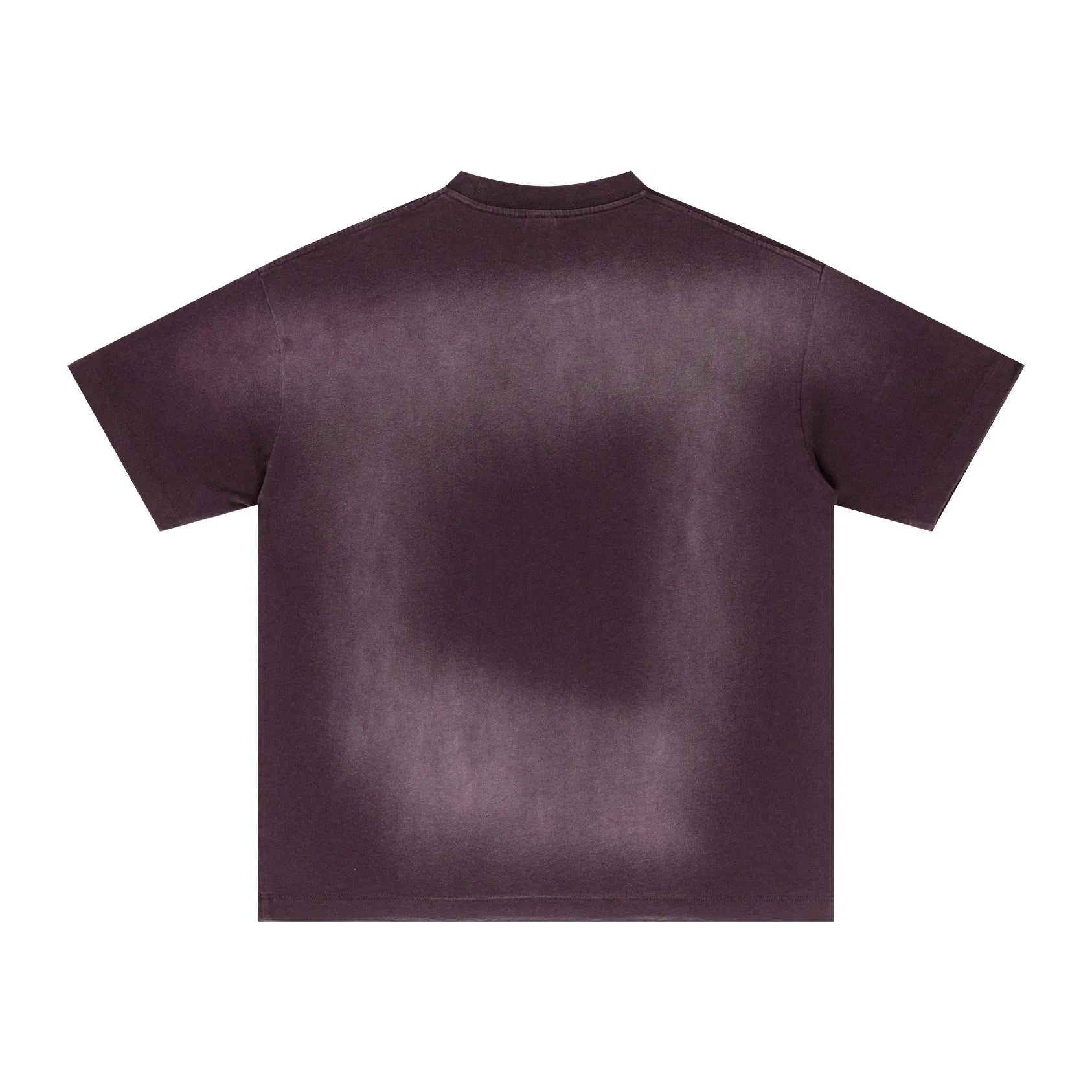 Purple t-shirt on a white background
