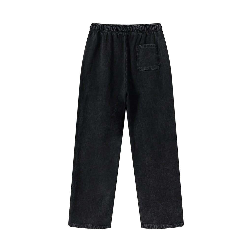 Black pants on a white background