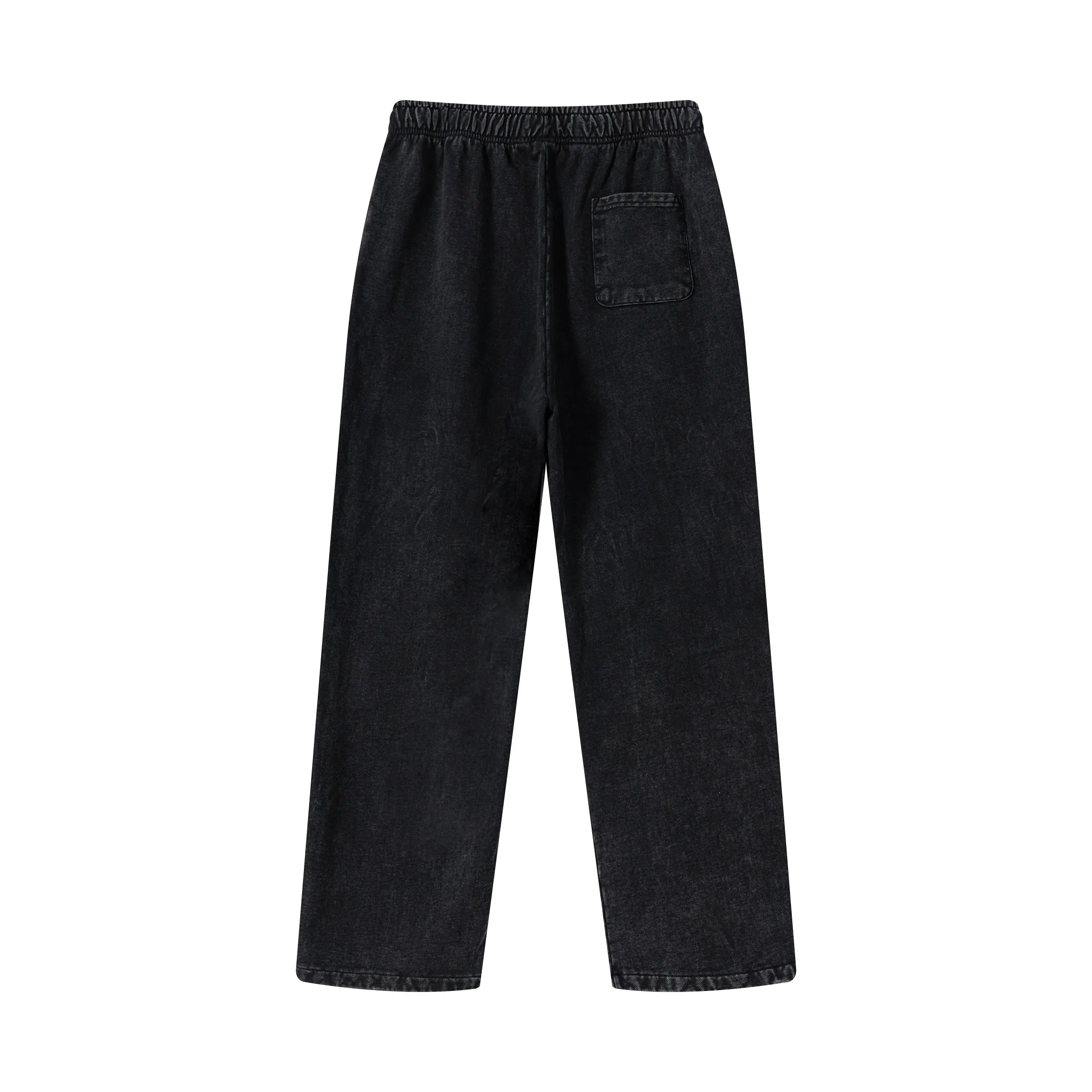 Black pants on a white background