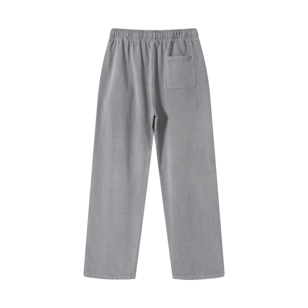 Gray sweatpants on a white background