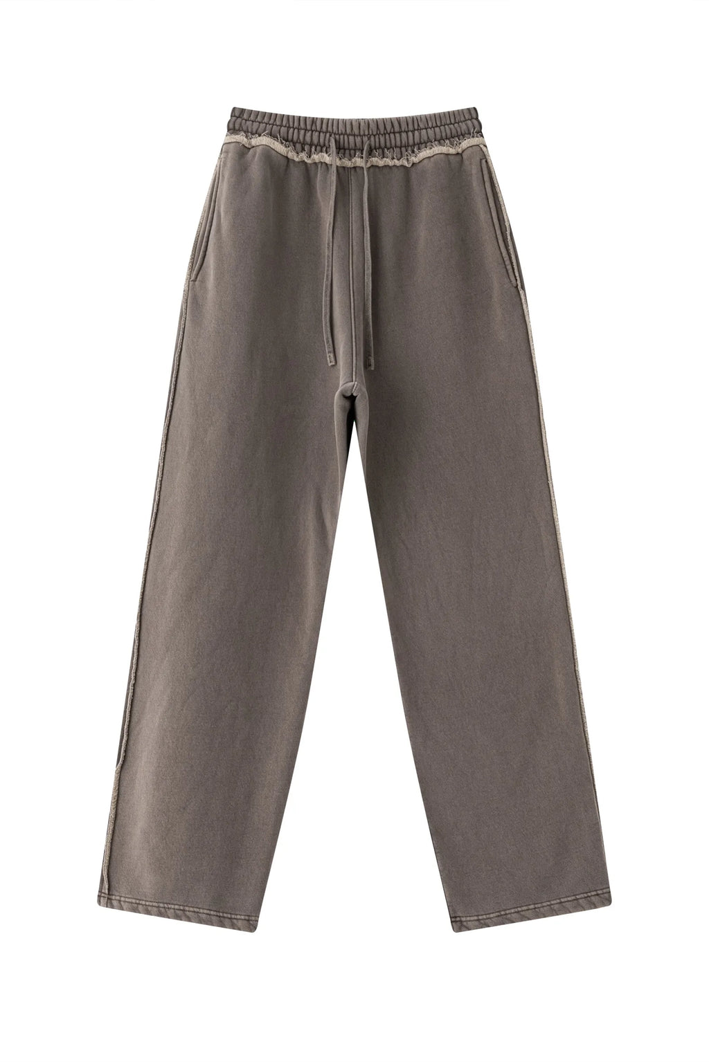 Brown pants on a white background