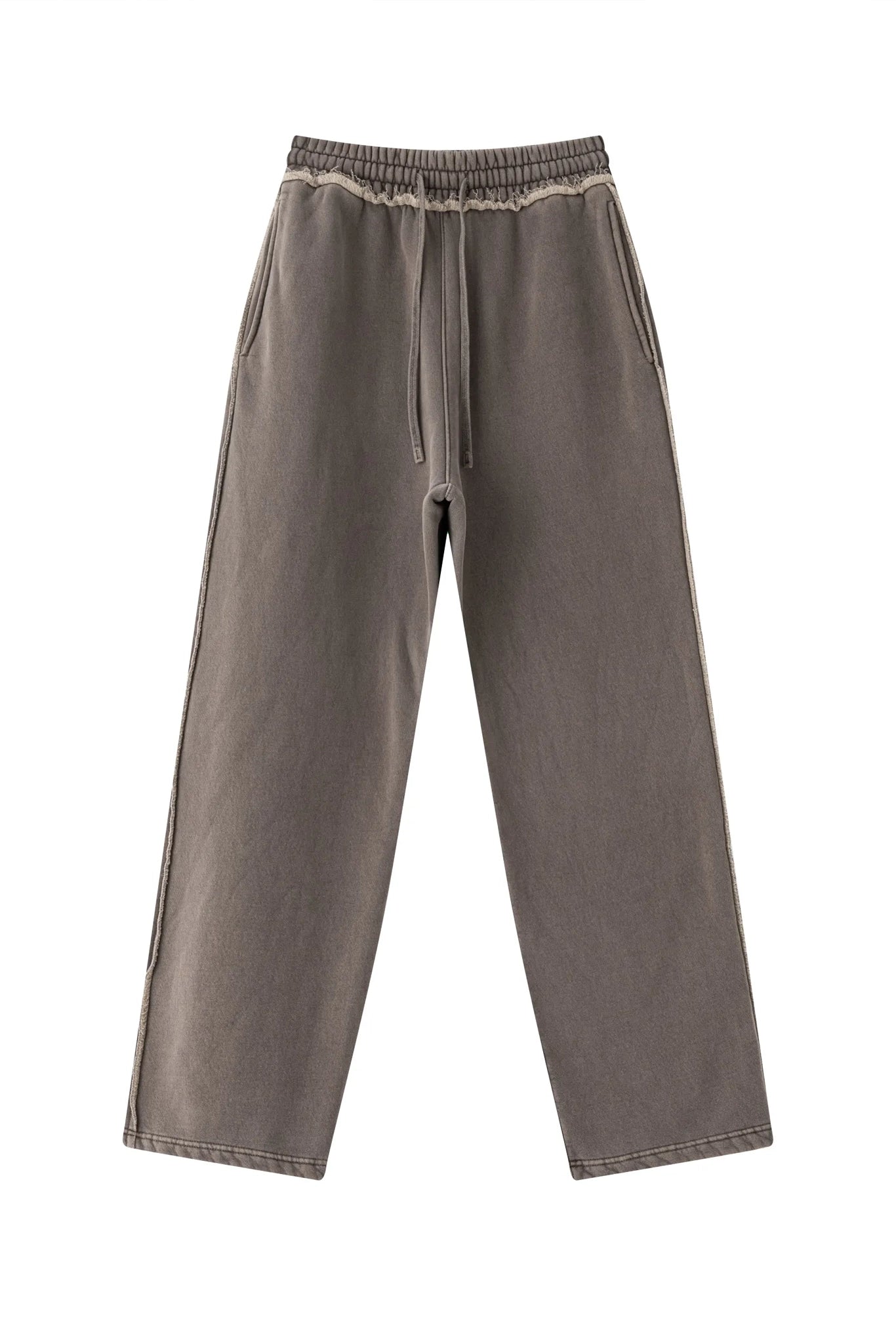 Brown pants on a white background