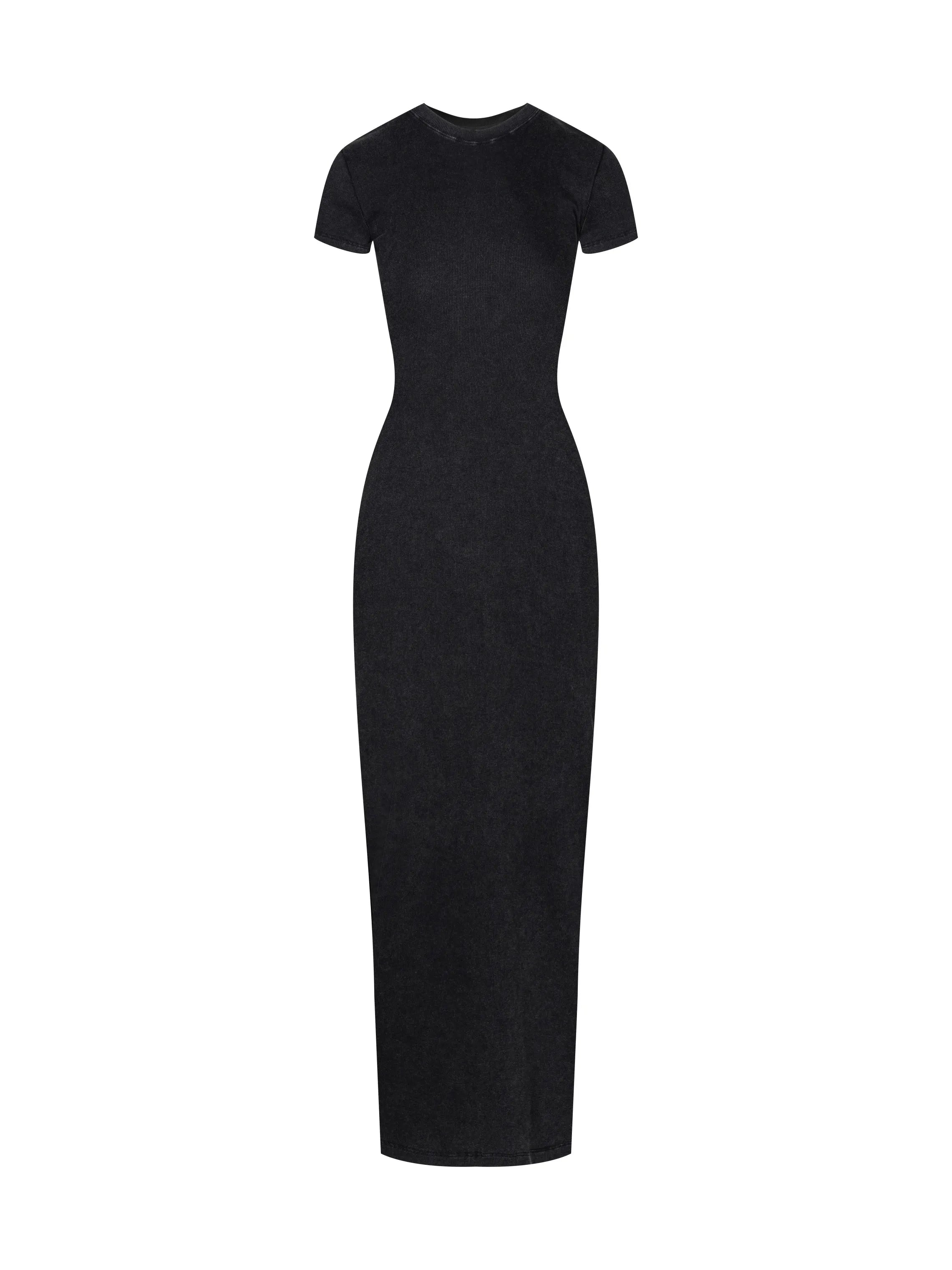 Black dress on a white background