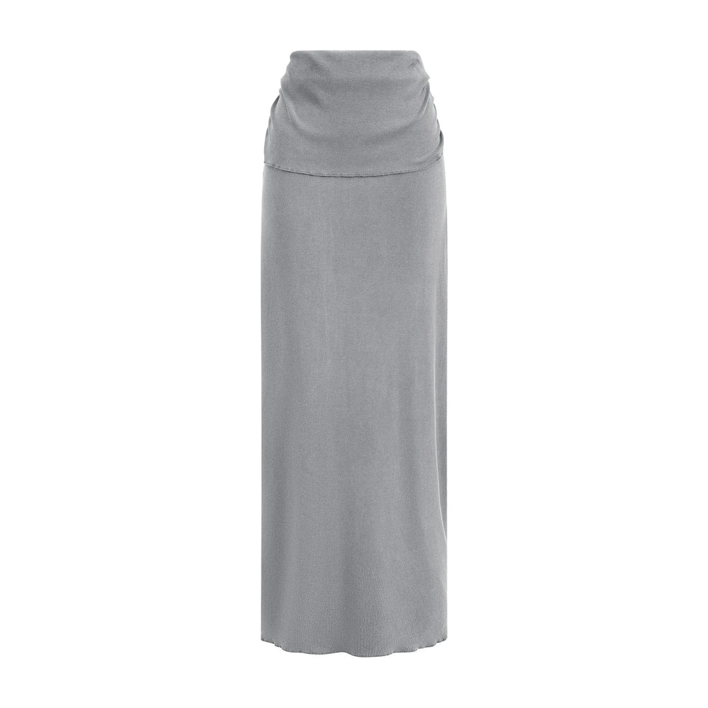 Gray skirt on a white background