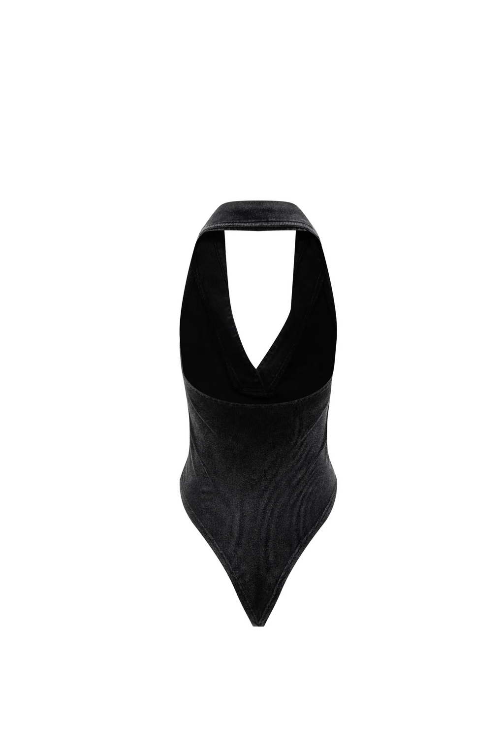 WASHED “SPICY GIRL” BODYSUIT – COLLARED