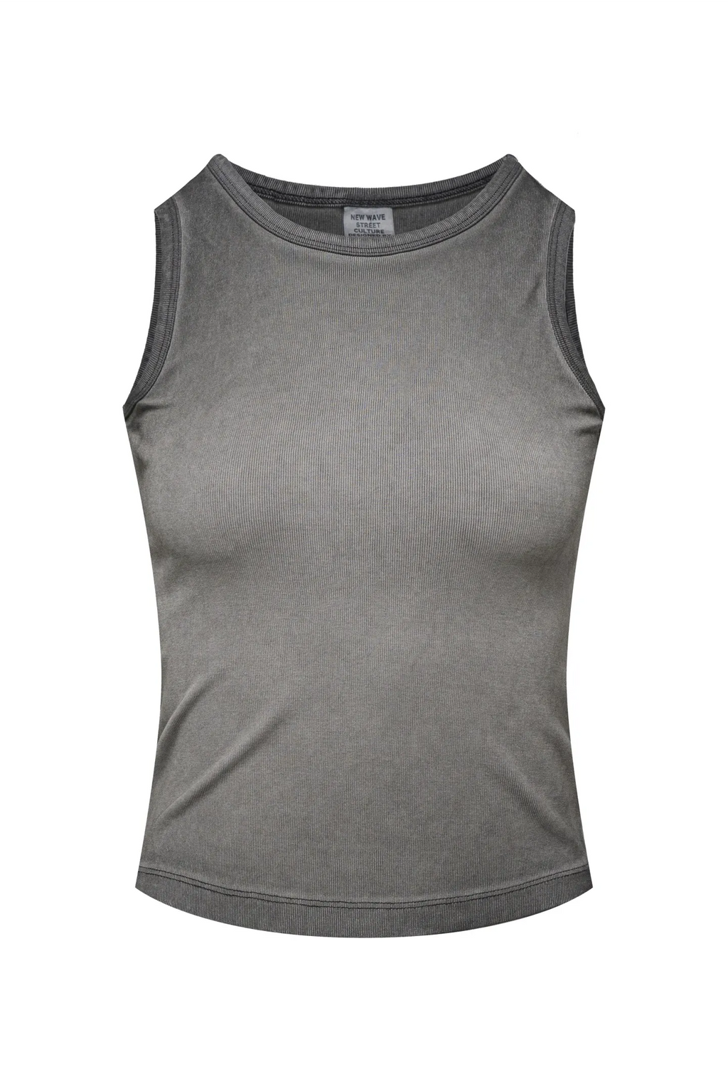 WASHED GRADIENT WOMEN’S RIBBED TANK